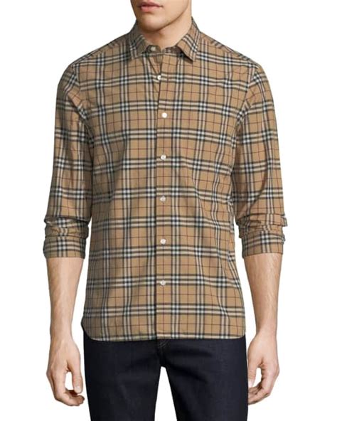 burberry alexander check sport shirt